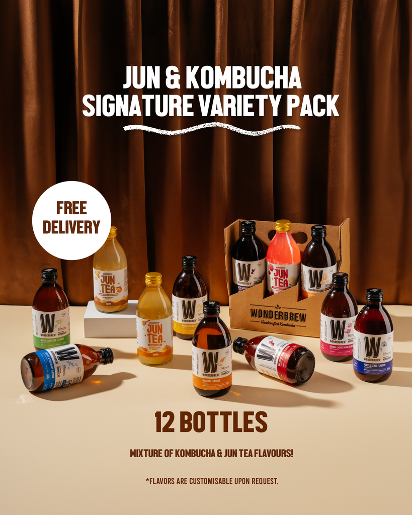 Wonderbrew Jun & Kombucha Signature Variety Pack