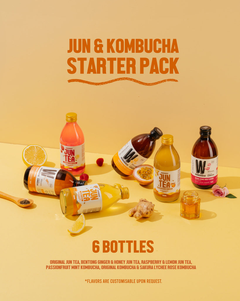 Wonderbrew Jun and Kombucha Starter Pack