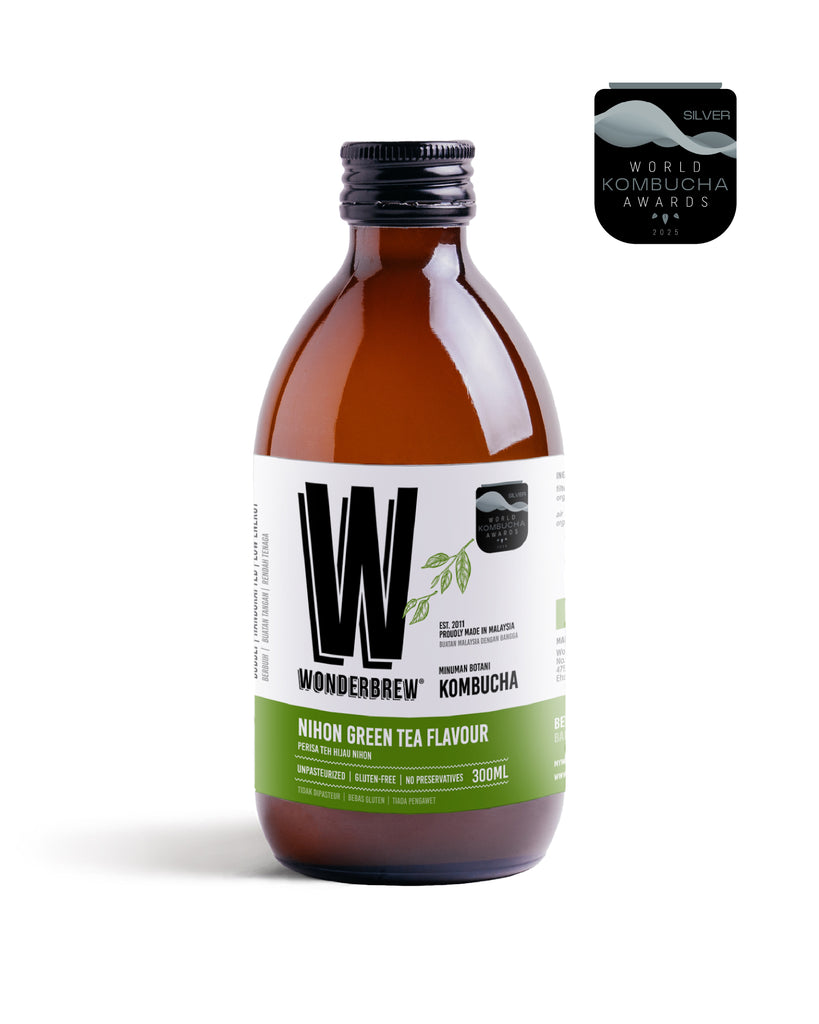 WonderBrew Nihon Green Tea Kombucha