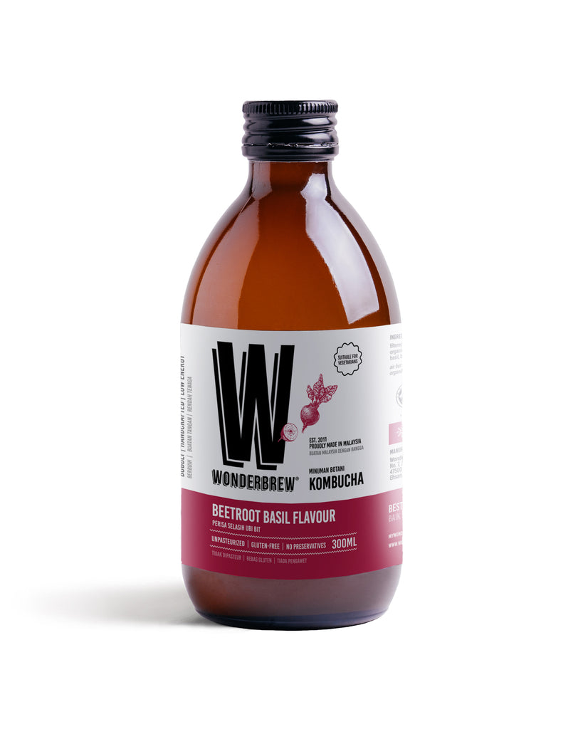 WonderBrew Beetroot Basil Kombucha