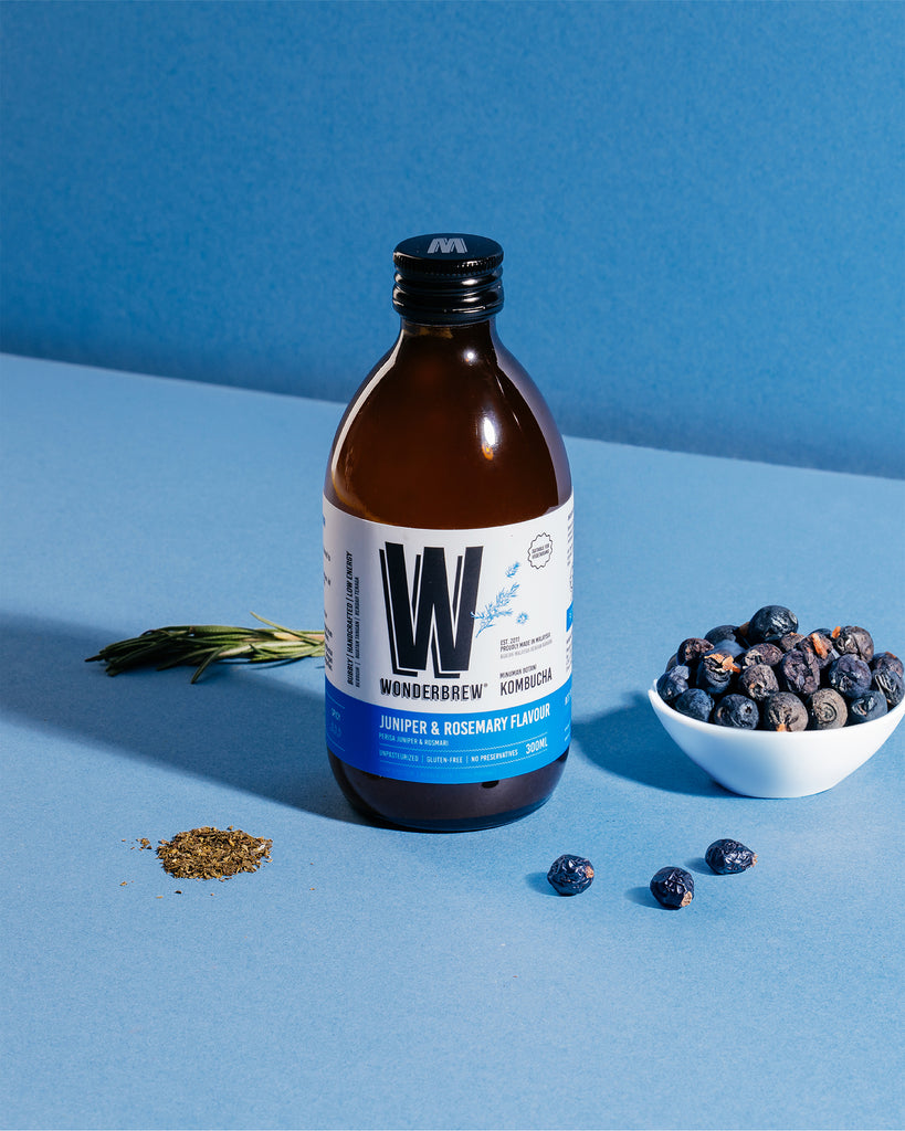 WonderBrew Juniper Rosemary Kombucha