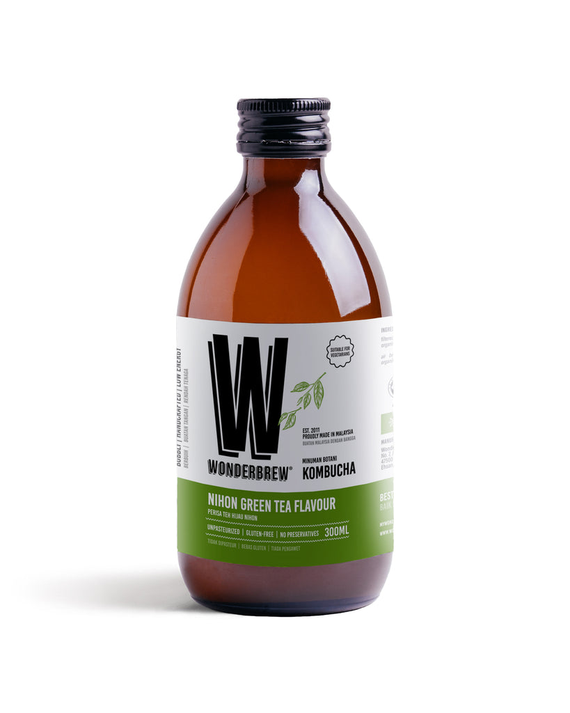 WonderBrew Nihon Green Tea Kombucha